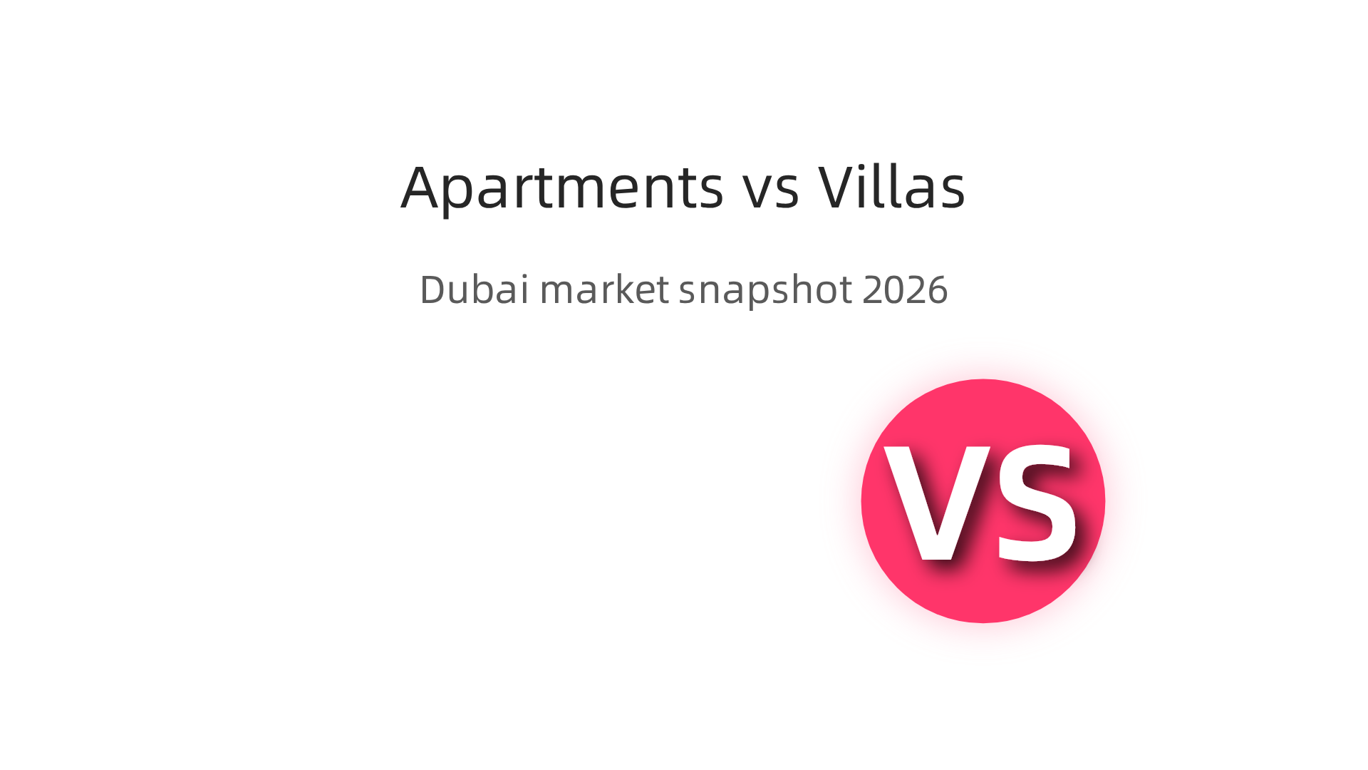 A visual summary of Dubai's property market trends in 2026, including average prices, rental yields, and popular buying locations.