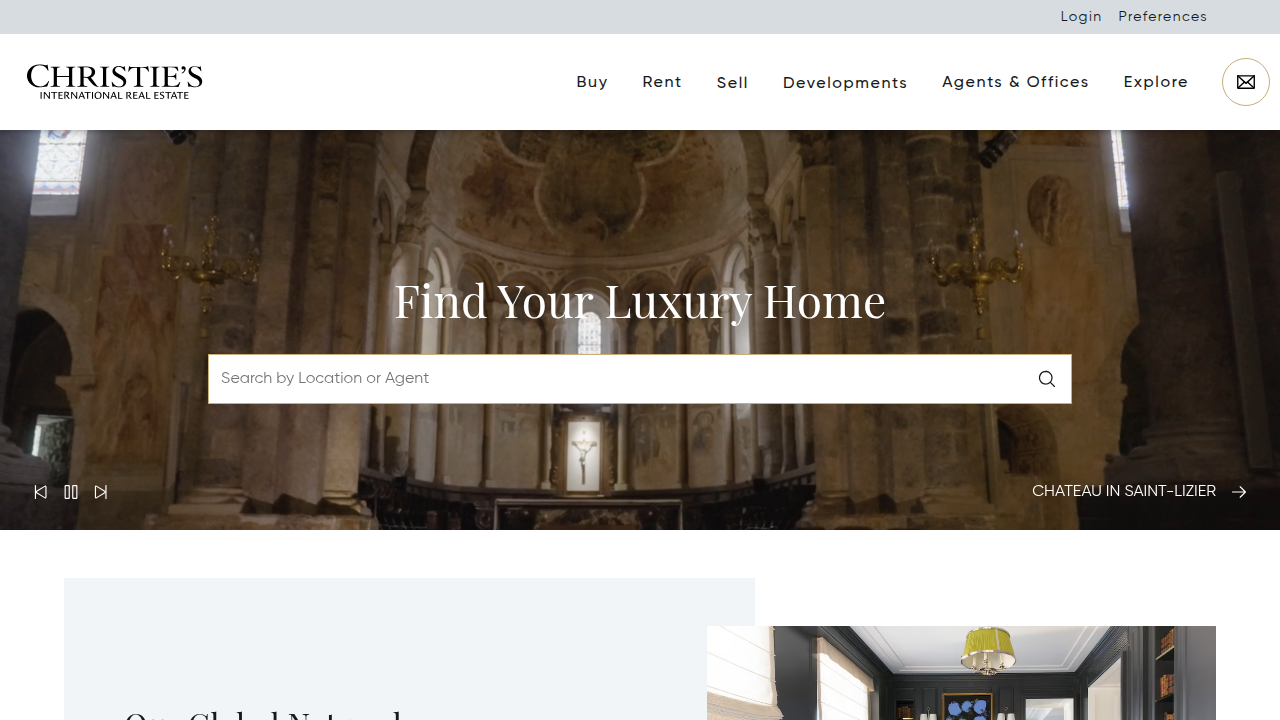 Explore the official website of Christie's International Real Estate, renowned for its global luxury property listings and prestige.