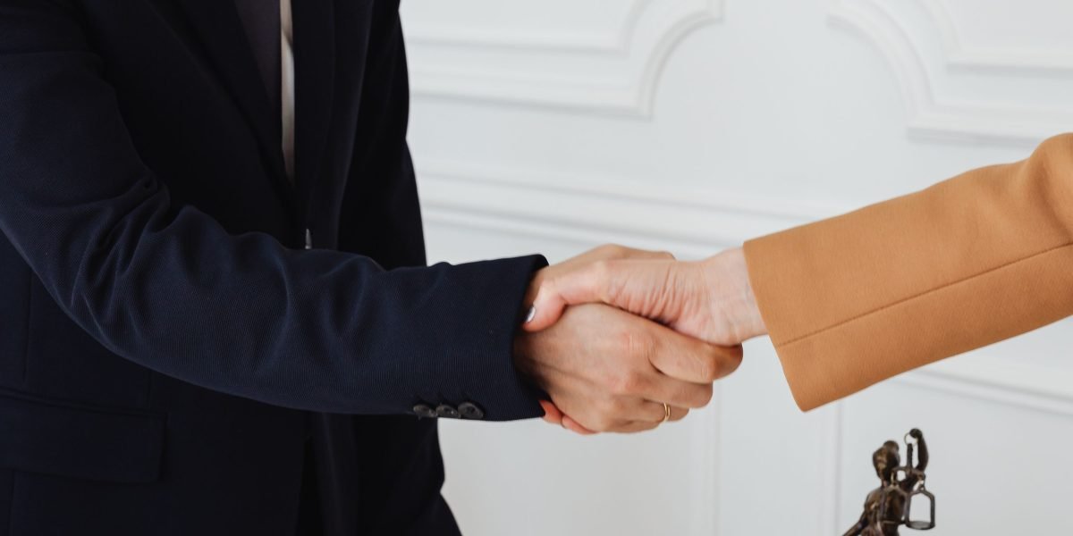 The moment of agreement, symbolizing the completion of legal formalities for a property purchase.