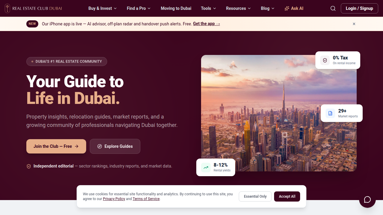 Consult Dubai Real Estate Club for agency rankings and business directories.